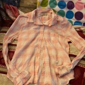 Girls tomboy button up